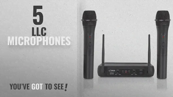 Top 10 Llc Microphones [2018]: Pyle PDWM2135 VHF Wireless Microphone System, 2 Handheld Mics, Fixed