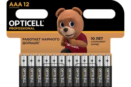 Батарейка Opticell Professional AAA/LR03 алкалинов. (в блист.12шт)