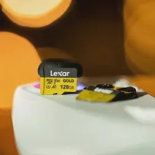Карта памяти Lexar Professional GOLD microSDXC 128GB (LMSGOLD128G-BNNNG)