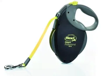 Рулетка Flexi Giant Professional, для собак до 50 кг, ремень 10 м Черная-0