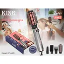 Фен-щетка King Professional 5 в 1 (KP-6020) черный, розовый, серебристый