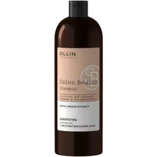 OLLIN PROFESSIONAL Шампунь для волос с экстрактом семян льна 1000 мл