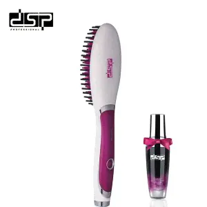 Расческа-выпрямитель для волос DSP Professional Coralred-3