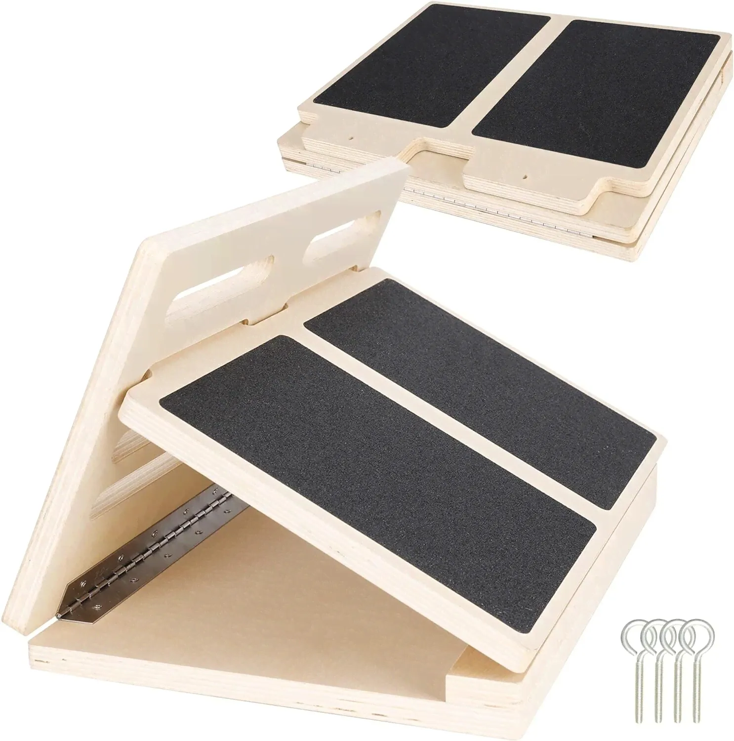 Professional Wooden Slant Board Adjustable Incline Stretch Balance Board READ