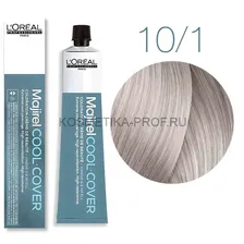 Краска - крем для волос Loreal Professional Majirel Cool Cover 10.1 очень очень светлый блондин пепельный 50 мл
