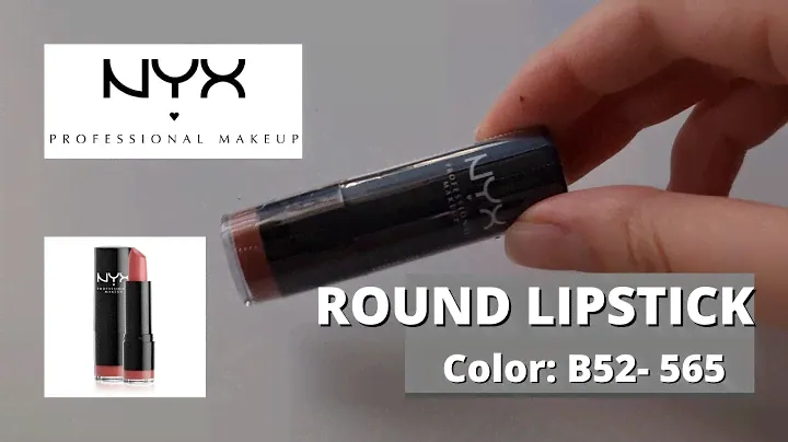 NYX COSMETICS EXTRA CREAMY ROUND LIPSTICK B52/ Let's Swatch It