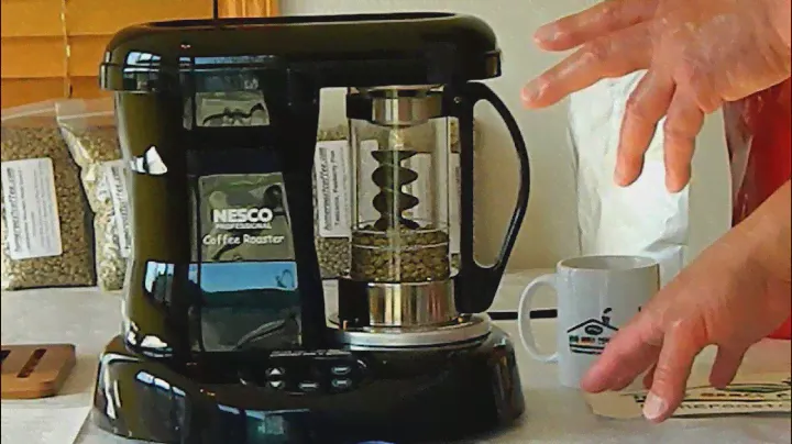 Демо-версия Nesco Coffee Roaster с кофе домашней обжарки