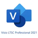 Право пользования Microsoft Visio LTSC Professional 2021 Single CSP Бессрочно, DG7GMGF0D7D9-0002