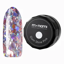 гель-лак monami professional glam shine pink, 5г