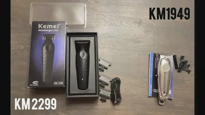 Сравнительный обзор на  kemei 2299 и kemei 1949 #триммеры #kemei #китай #машинкадлястрижки