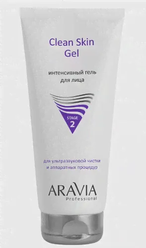 ARAVIA PROFESSIONAL, Интенсивный гель для ультразвуковой чистки лица и аппаратных процедурl, 200 мл-0