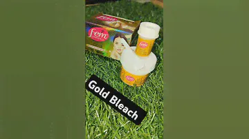 FEM Gold Bleach For Glowing skin #skincare #bleach #beauty