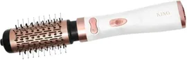 Фен-расческа King Professional KP-6005 золотистый/белый