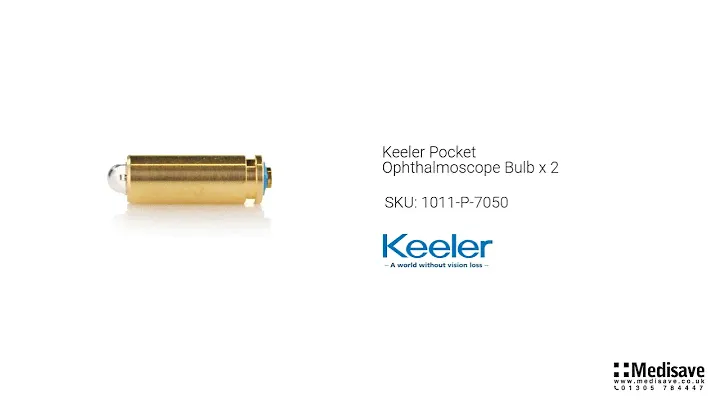 Keeler Pocket Ophthalmoscope Bulb x 2 1011 P 7050