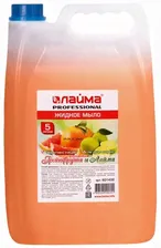 Мыло жидкое 5 л, ЛАЙМА PROFESSIONAL, Грейпфрут и Лайм, 601432