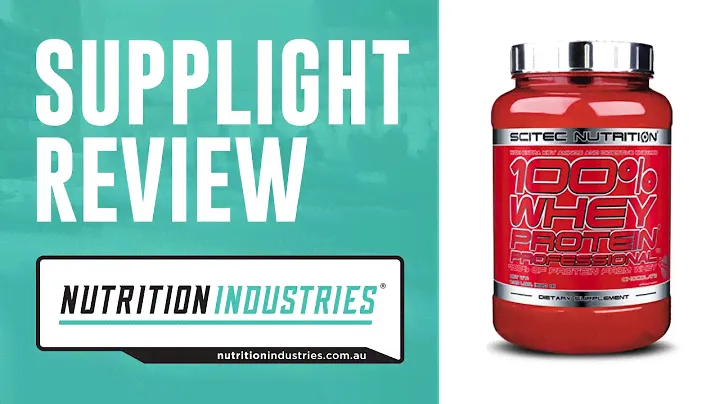 Scitec Nutrition 100% Whey Protein Professional Review | Nutrition Industries