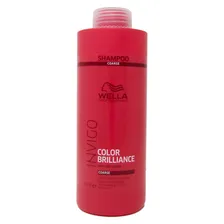WELLA PROFESSIONAL INVIGO COLOR BRILLIANCE Шампунь для защиты цвета окрашенных жестких волос, 1000мл