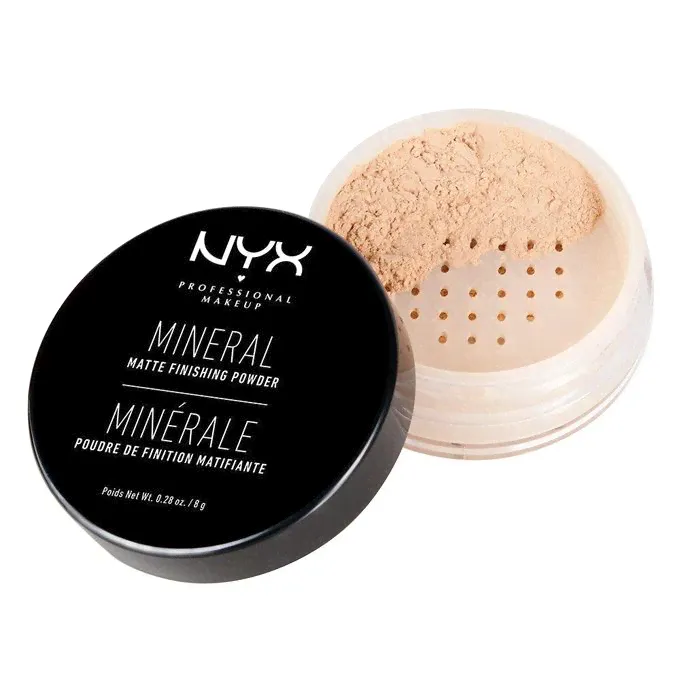 Пудра для лица NYX Professional Make Up Mineral Finishing Powder фиксирующая минеральная рассыпчатая 01 Light Medium 8 г