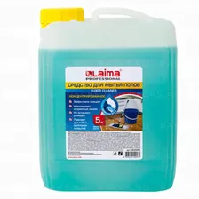 Средство жидкое 5л для мытья пола ЛАЙМА PROFESSIONAL Морской бриз 1/4