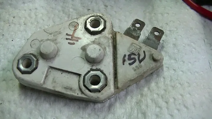 Delco 10si, 12si Alternator Voltage Regulator Testing - zeketheantiquefreak