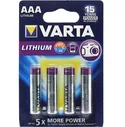Varta Батарейка Тип ААА 6103 Lithium Professional 4шт