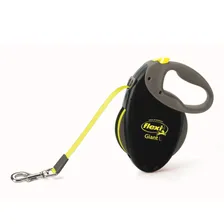 Flexi Рулетка GIANT Professional L, 10 м, 50 кг, черный/неон