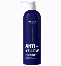 Оллин Антижелтый шампунь для волос Anti-Yellow Shampoo, 500 мл (Ollin Professional, Уход за волосами, Anti-Yellow)