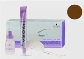 Набор для окрашивания бровей и ресниц (коричневый) - Schwarzkopf Professional Igora Bonacrom Brown 15 ml
