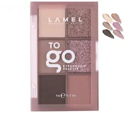 Lamel Professional Палетка теней для век To Go 401 Новый нюд