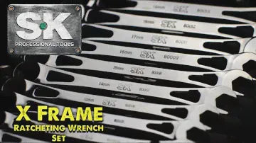 SK Tools X Frame Ratcheting Wrench Set 1.7 Degree Arc Swing (First Look)