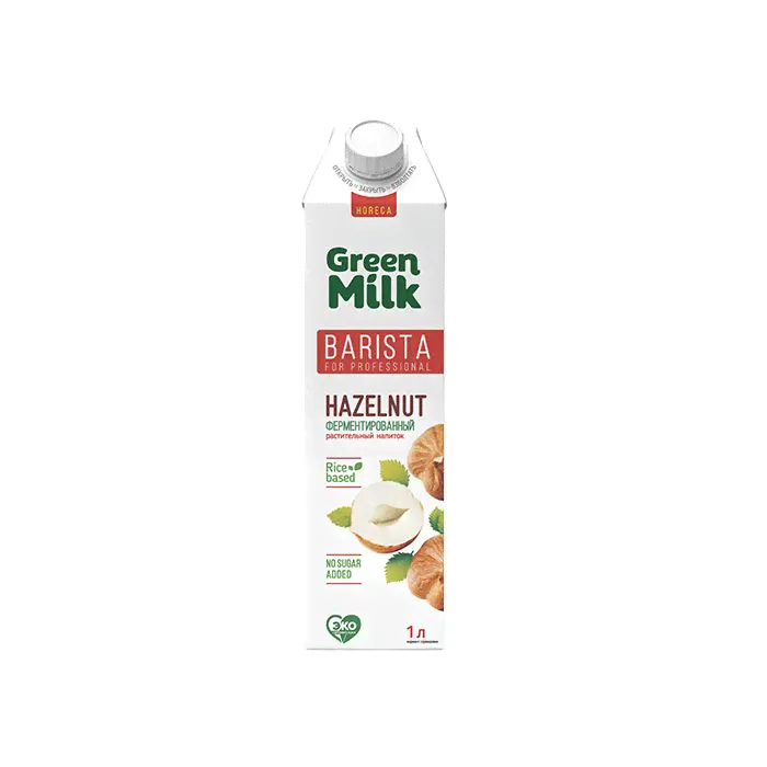 Напиток "Green Milk" на рисовой основе из фундука "Hazelnut Professional" 1 л (Россия)-0