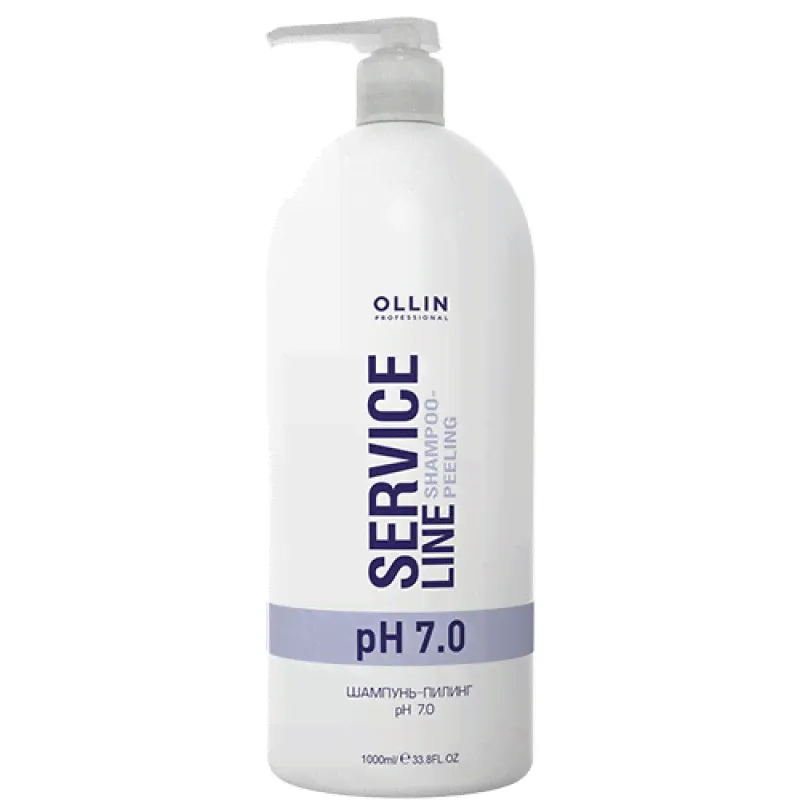 OLLIN SERVICE LINE Шампунь-пилинг рН, 7.0, 1000 мл, SERVICE LINE, OLLIN Professional-0