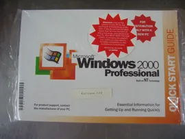 microsoft windows 2000 professional w/SP4 FULL OPERATING SYSTEM MS WIN PRO NEW