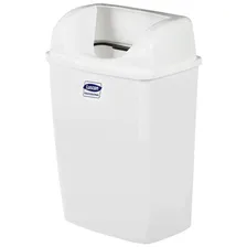 Ведро для мусора Luscan Professional, настенное, 23 л, белое (Д R-3521W)