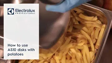 How to use AS10 disks with potatoes | Electrolux Professional