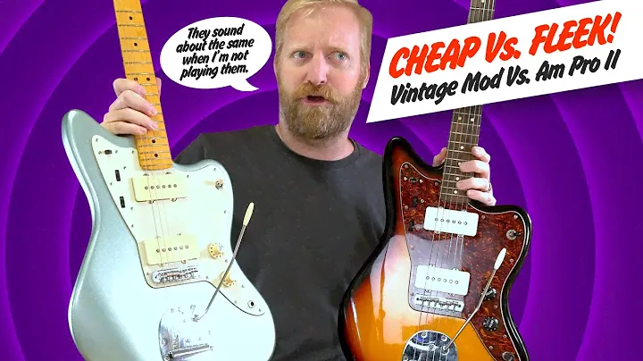 Дешево против Fleek — стандартное состояние Squier Jazzmaster по сравнению с Fender AmProII