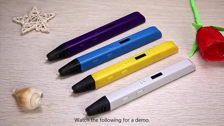 3D Pen RP800A DIY Scribble Pen with OLED Display Generation 3D Drawing Pen for Doodling Art Craft