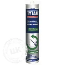 Герметик акриловый 310 мл. белый Tytan Professional