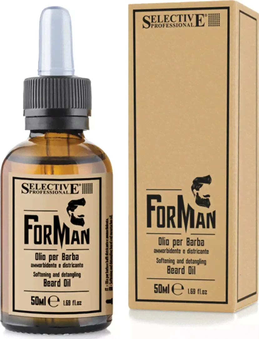 Selective Professional. Масло для ухода за бородой и усами профессиональное Beard oil CEMANI 50 мл