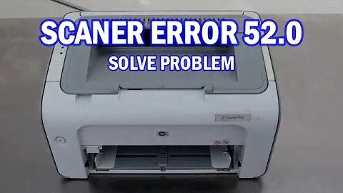 Как исправить ошибку сканера 52.0 Принтер HP LaserJet P1102 P1005 1008