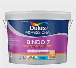 Краска ВД DULUX Professional BINDO 7 BW матовая 9л