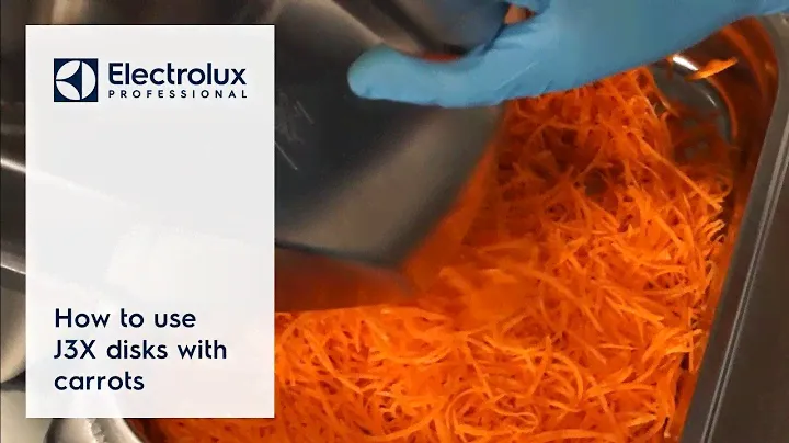 How to use J3X disks with carrots | Electrolux Professional