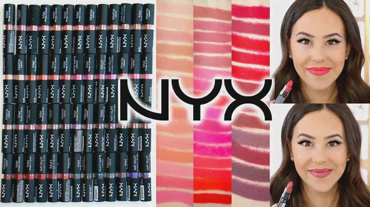 NYX Matte & Velvet Matte Lipsticks || Arm & Lip Swatches Review ALL SHADES