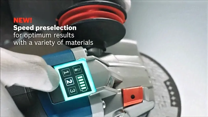 Bosch Blue Professional - GWS 18V-125 ISC Brushless Variable Speed Grinder with Bluetooth