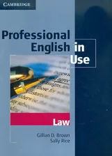 Professional English in Use. Law