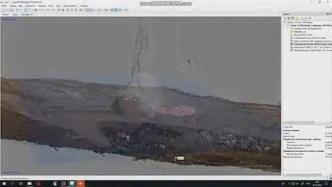 Agisoft Metashape. Оцифровка вертикальных объектов по фотографии.