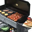 Мангал GRATAR Professional Optima BBQ - Барбекю и гриль - 3D модель