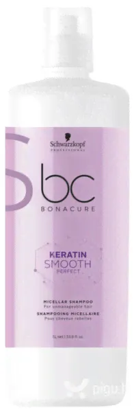 Разглаживающий шампунь Schwarzkopf Professional BC Keratin Smooth 1000 мл