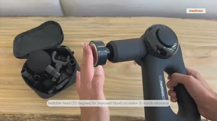 Gun Tytan PRO - Massage Gun, Massage Pistol with Heated Head