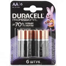 Батарейки Duracell АА/LR6-6BL Professional бл/6